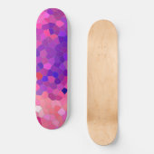 Roze aardbeimozaïekpatroon persoonlijk skateboard (Voorkant)