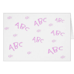 Roze ABC's
