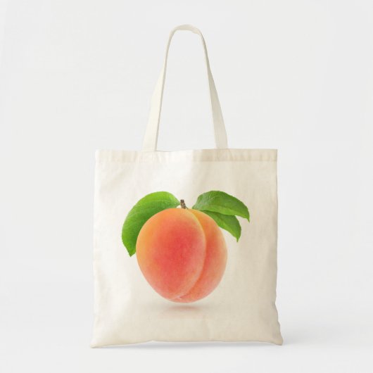 Roze abrikoos tote bag (Voorkant)
