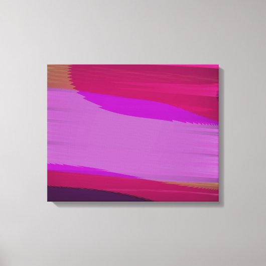 Roze Abstract 707 Canvas Afdruk (Voorkant)