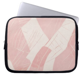 Roze Abstract Batik Laptop Sleeve