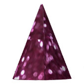 Roze abstract, bokeh onscherpte lichten. feesthoedjes (Achterkant)