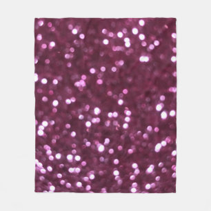Roze abstract, bokeh onscherpte lichten. fleece deken