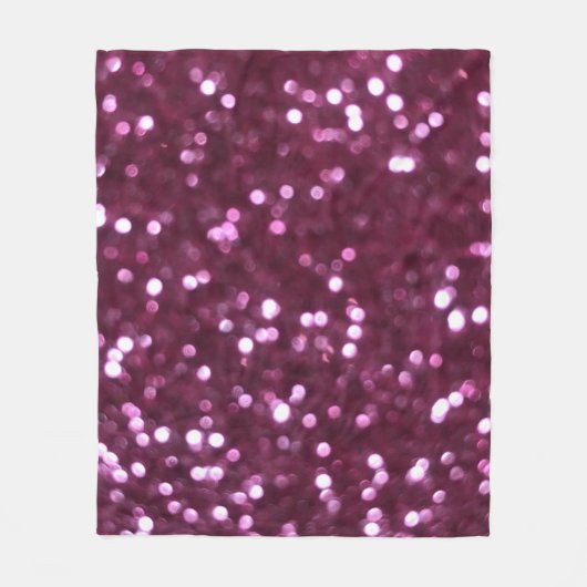 Roze abstract, bokeh onscherpte lichten. fleece deken (Voorkant)