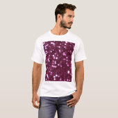 Roze abstract, bokeh onscherpte lichten. t-shirt (Voorkant volledig)