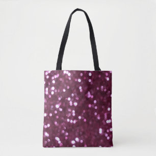 Roze abstract, bokeh onscherpte lichten. tote bag