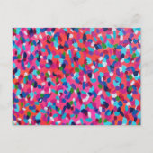 Roze Abstract Briefkaart (Voorkant)