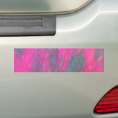 roze abstract bumpersticker (Op auto)