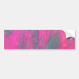 roze abstract bumpersticker