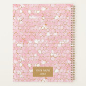 Roze Abstract Chiyogami Planner (Achterkant)