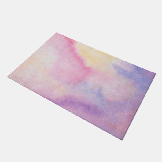 roze abstract deurmat (Schuin)