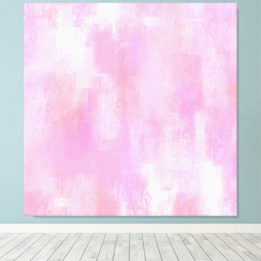 Roze Abstract Digitaal Schilderend Canvas (Insitu (Houten vloer))