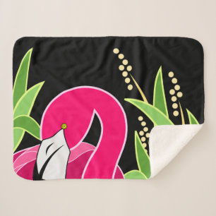 Roze Abstract Flamingo Serpa Dekens