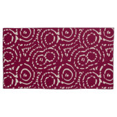 roze Abstract geometrisch Kussensloop (Voorkant-Links)