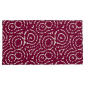  roze Abstract geometrisch Kussensloop (Voorkant-Rechts)