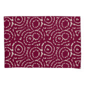  roze Abstract geometrisch Kussensloop (Voorkant-Links)