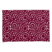  roze Abstract geometrisch Kussensloop (Voorkant-Rechts)