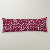  roze Abstract geometrisch Lichaamskussen (Achterkant)