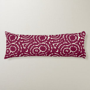 roze Abstract geometrisch Lichaamskussen