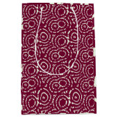  roze Abstract geometrisch Medium Cadeauzakje (Voorkant)