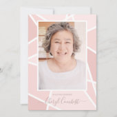 Roze Abstract in het houden van geheugen begrafeni (Voorkant)