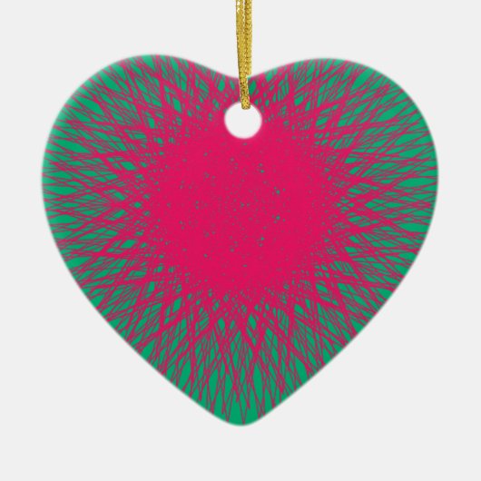 roze abstract keramisch ornament (Voorkant)
