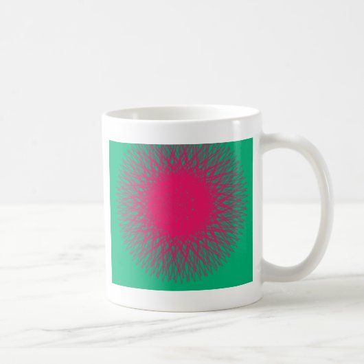 roze abstract koffiemok (Rechts)