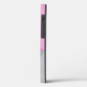 Roze Abstract-Kunst Dalmatian Dog iPhone Case (Achterkant / Links)