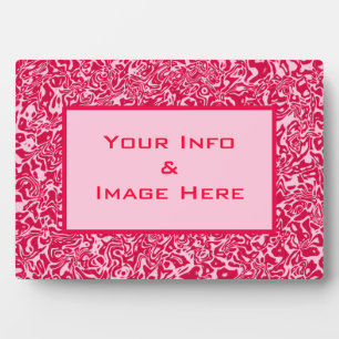 Roze Abstract Lijst Fotoplaat