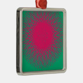 roze abstract metalen ornament (Rechts)