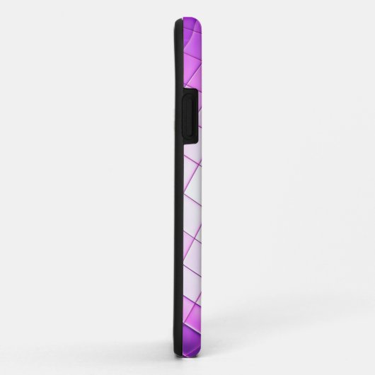 Roze abstract mozaïeklicht Case-Mate iPhone case (Achterkant/rechts)