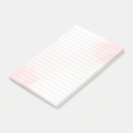 Roze Abstract Ontwerp 3M Post-it® Notities Notes (Schuin)