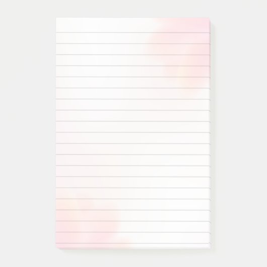 Roze Abstract Ontwerp 3M Post-it® Notities Notes (Voorkant)