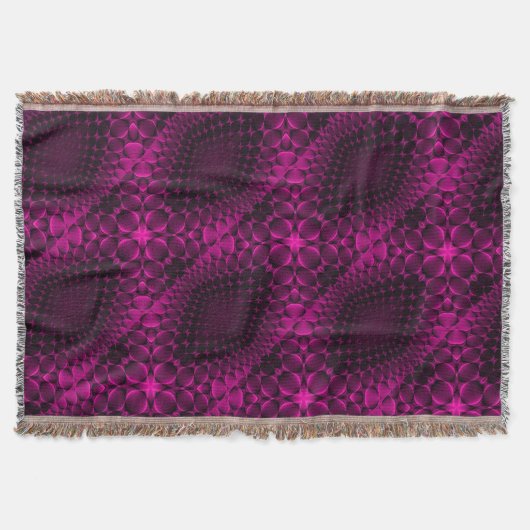 Roze Abstract Patroon Dekbed Deken (Voorkant)