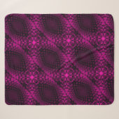 Roze Abstract Patroon Dekbed Sherpa Deken (Voorkant (horizontaal))