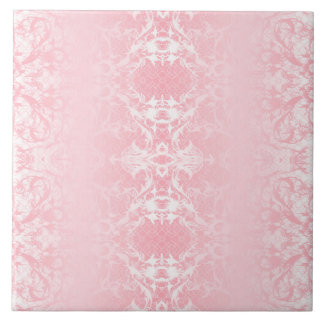 Roze abstract patroon keramiek tegel tegeltje