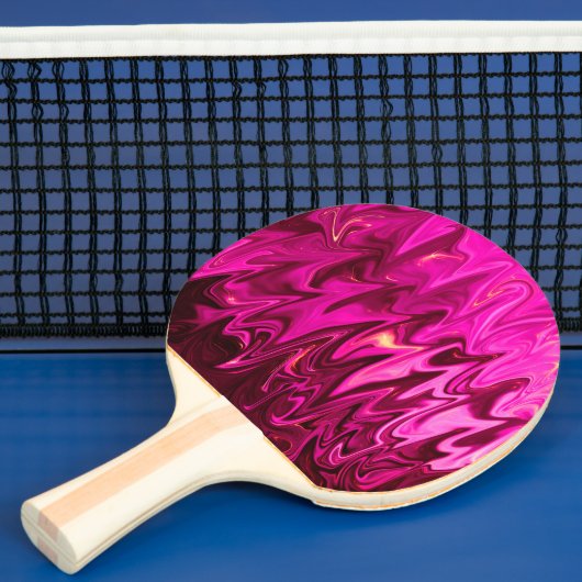 Roze abstract patroon tafeltennisbatje (Insitu)