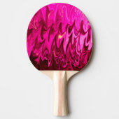 Roze abstract patroon tafeltennisbatje (Voorkant)