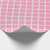 Roze Abstract patroonpapier Cadeaupapier (Hoek)