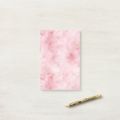 Roze Abstract Post-it® Notes (Op bureau)
