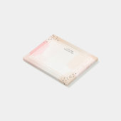 Roze Abstract Post-it® Notes (Schuin)