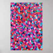 Roze Abstract Poster (Voorkant)