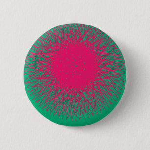 roze abstract ronde button 5,7 cm
