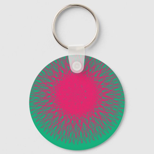 roze abstract sleutelhanger (Voorkant)