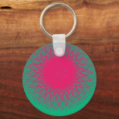 roze abstract sleutelhanger (Voorkant)