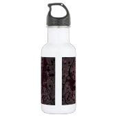 Roze Abstract Splatter Art Waterfles (Achterkant)