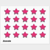 roze abstract ster sticker (Vel)