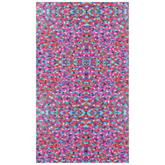 Roze Abstract Tafelkleed (Voorkant)