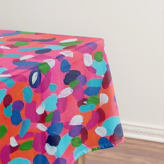 Roze Abstract Tafelkleed (Voorbeeld)