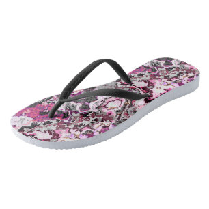 roze Abstract Teenslippers